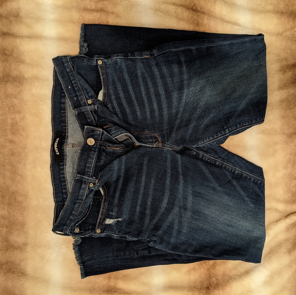 Express High Rise Skinny Jeans 14L
